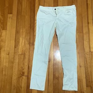 White jean pants